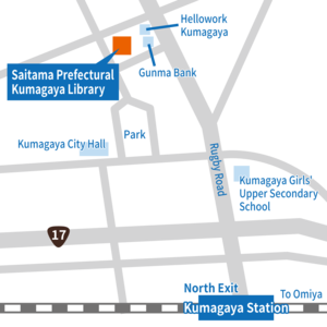 kumagaya library map