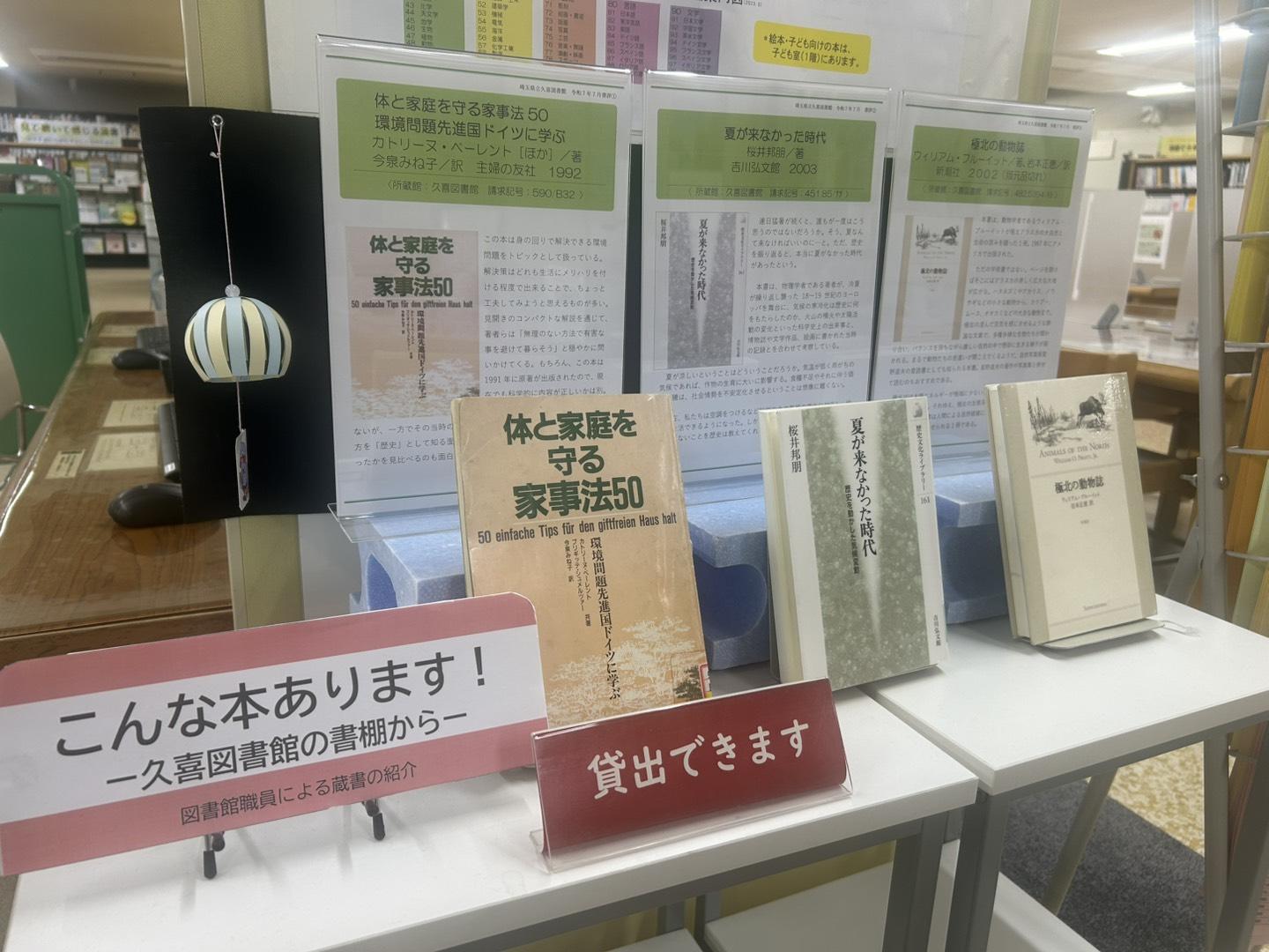 展示の様子