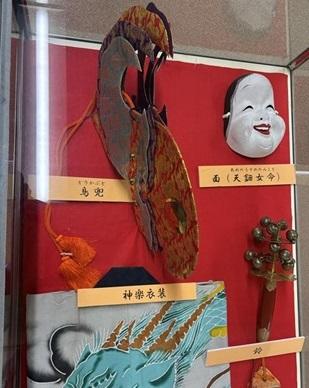 ガラスケース展示