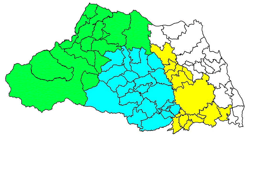 埼玉県白地図 熊谷館所蔵範囲イラスト