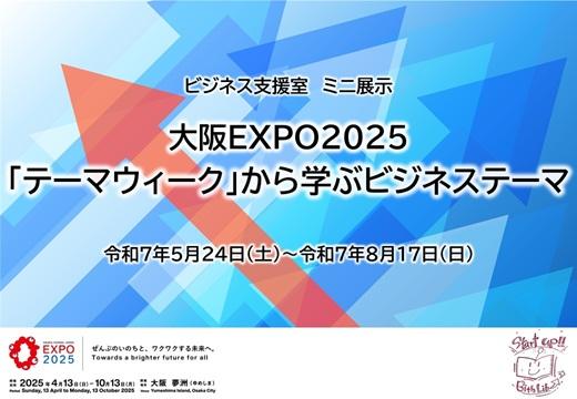 ビジネス支援室ミニ展示キャプション