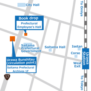 urawa bunshitsu map