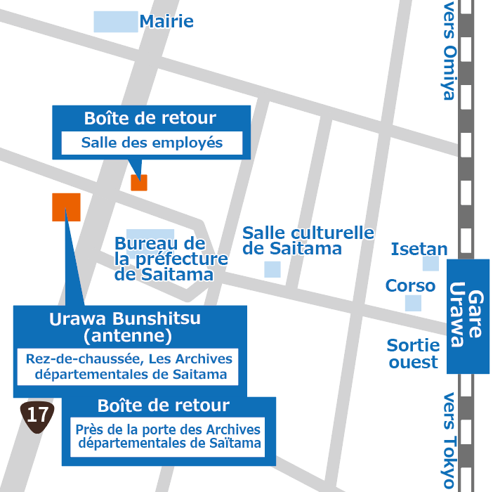 Urawa Bunshitsu de carte